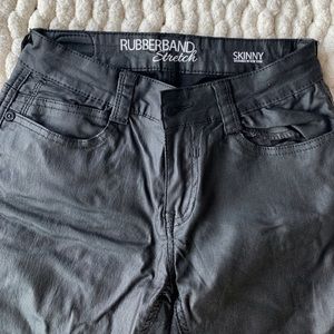 Faux Leather Skinny Jeans